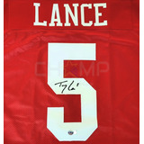 Jersey Autografiado Trey Lance San Francisco 49ers Nfl Cstm