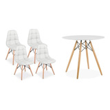 Juego De Comedor Eames Clasico Minimalista Moderno