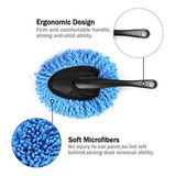 Amiss 2 Pack Mini Microfiber Car Dash Duster Brush, Cepillo 