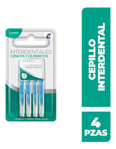 Cepillo Interdental Farmatodo Doble X 4 Und