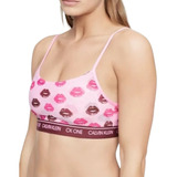 Top Calvin Klein One Kisses Color Rosa - Original Y Nuevo