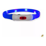 Collar Para Perro Luminoso Luz Led Carga Usb Talla S  45cm