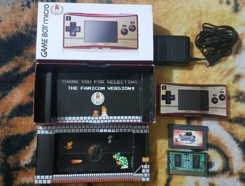 Nintendo Game Boy Micro Special 20th Anniversary,+megaman 6.