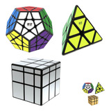 Cubo Rubik Pack Megaminx Mirror Pyraminx Lubric Y Variantes