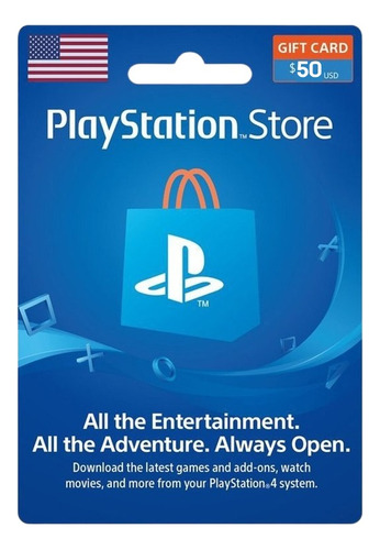 Tarjeta Psn Card 50 Usd - Cuentas Eeuu - Playstation Network