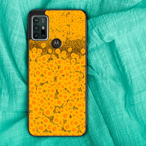 Girasoles Van Gogh Funda Tpu Para Todos Los Modelos Motorola