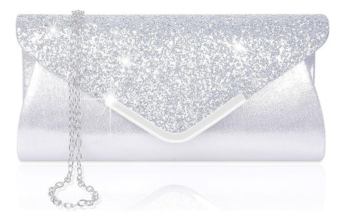 Bolso Fiesta Noche Clutch Dama Cartera Cocktail Dorada