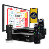 Kit 2 Receptores De Tv Full Hd Satmax 5  + Lnbf Duplo