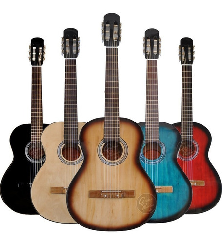 Guitarra Criolla Superior Colores Nacional Garantia Oficial