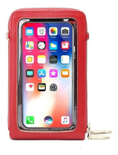 Billetera Para Teléfono Móvil Para Mujer Bolso De Hombro Con