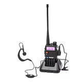 Rádio Comunicador Walk Talk Ht Baofeng Dual Band Uv5r Fone