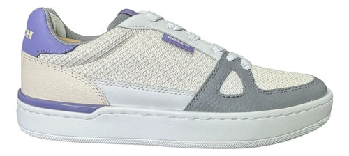 Tenis Sneaker Coach Multicolor Mesh Court Mujer Cr807-v77
