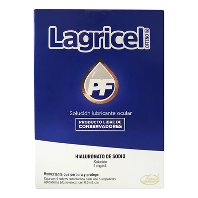 Lagricel Ofteno Solucion 4 Mg C\u002F20 Dosis - Laboratorios sophia, s.a. de c.v. | Envío gratis