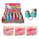 Bálsamo Labial Y Llavero Hello Kitty Importado Kawai Niñas