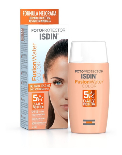 Fotoprotector Fusion Water Color Fps 50+ Isdin 50ml 