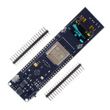 Tarjeta Desarrollo Esp32 Oled Amarillo/azul Portapila 18650