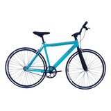 Bicicleta Fix/urbana Rin 700 Con Cambios Shimano 21 Vel Color Celeste Tamaño Del Marco 50 Cm