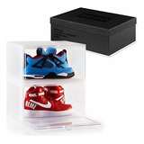 Cajas De Plástico Para Zapatos (transparentes) - Set De 2 Un