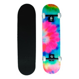 Skate Montado Semi Profissional Feminino Tie Dye 8.0 Abec 5