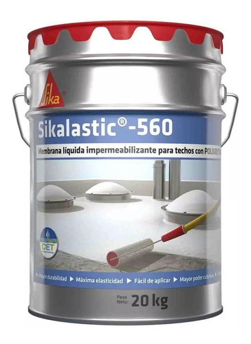 Sikalastic 560 Membrana Liquida Impermeable 20kg Color Blanco