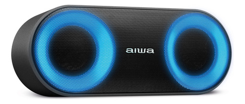 Caixa De Som Speaker Aiwa Bluetooth Multicores Ip6 Preto 