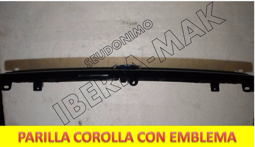 Parrilla Toyota Corolla Con Emblema Cromado 94 Al 98 Oferta Foto 3