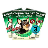 Coleira Tea 13g Contra Pulgas E Carrapato Cães E Gatos C/3un