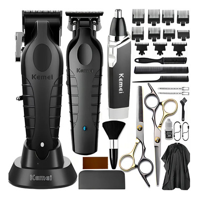 Kemei Cortapelos Inalámbrico Profesional2296+2299+6512 Negro | Meses sin interés