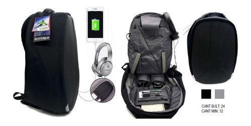 Mochila Inteligente Antirrobo Porta Notebook Fte Impermeable