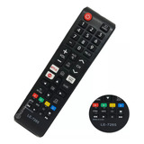 Controle Remoto Compatível Smart Tv Teclas Net, Home E Play