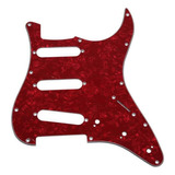 Escudo Vermelho Perolado Para Guitarra Stratocaster Pgst10rp