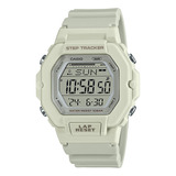 Relógio Casio Feminino Branco Digital Lws-2200h-8avdf