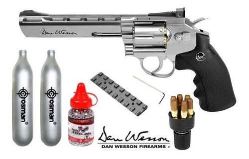 Pistola Dan Wesson 6' Bbs 4.5mm Metal 2co2 1500bbs Xtreme C