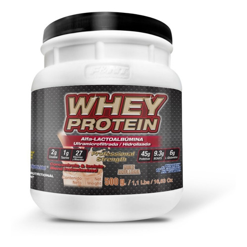 Proteína Whey Protein F&nt 500 Gr 1.1 Lbs 4 Sabores 45g P/s 