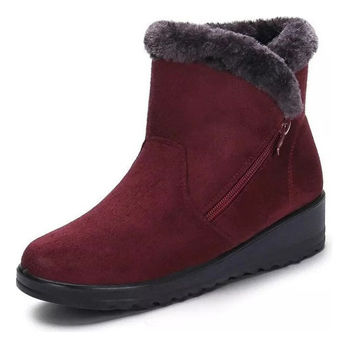 Botas De Nieve Cálidas Polares Impermeables Para Mujer,