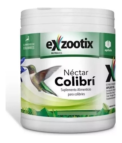 Alimento Nectar Colibri Picaflor  Exzootix X 300grs