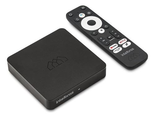 Smart Box Android Tv Intelbras Izy Play Preto 