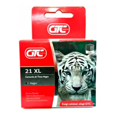 Cartucho Negro Alternativo GTC 21N XL para impresora Deskjet F380 F2280 F4180 | MercadoLibre