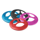 Kit Frisbee Brinquedo Cães Disco 25 Cm Furacão Pet 4 Peças Cor Vermelho/rosa/azul/preto