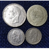 5 Monedas De Venezuela, Perú Y Argentina, Buen Estado 