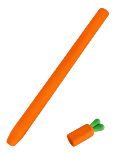 Funda De Silicona Zanahoria Compatible Con Apple Pencil 
