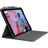 Estuche/teclado Folio Delgado Logitech Para Apple iPad 7ma