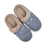 Pantufa De Quarto Forrado Super Confortável Com Sola Grossa