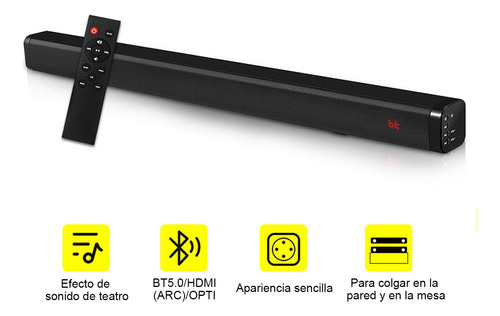 Barra De Sonido Bocinas Bluetooth Para Tv Home Theater 