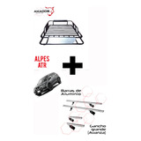 Portaquipaje Canastilla Acero + Par Barras Aluminio X-trail