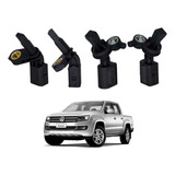 Kit 4 Sensores De Abs Delanteros Y Trasero Vw Amarok 2.0 Tdi