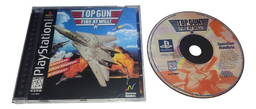 Top Gun Fire At Will! Playstation Patch Midia Preta!