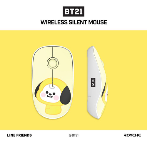 Ratón Silencioso Inalámbrico Bt21 Baby De Royche