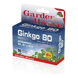 Ginkgo 80 Garden House Vitamina B1 B6 Y B12 X 30comprimidos Sabor Sin Sabor