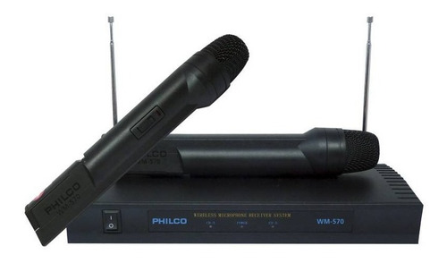 Kit 2 Micrófonos Inalambricos Philco Wm-570 /sotecso